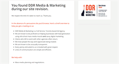 Desktop Screenshot of ddrmedia.com